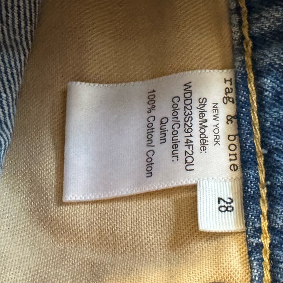 rag & bone Andi high rise Flare Wide Leg ankle length Jeans - Picture 8 of 13